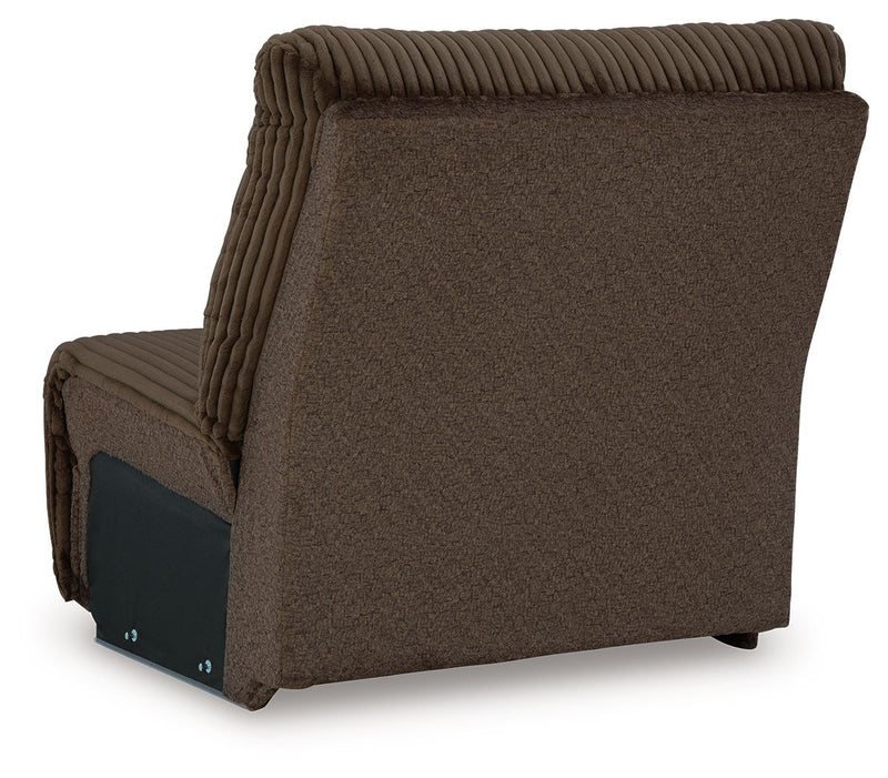 Top Tier - Armless Chair - Fabric - Chocolate