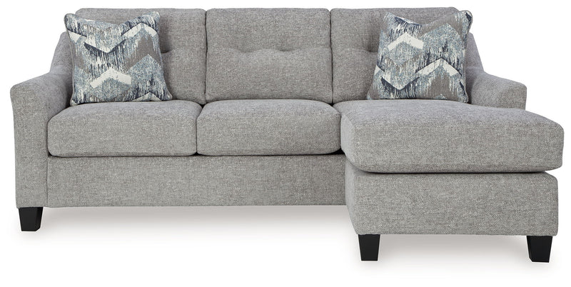 Keenelynn - Sofa Chaise - Nickel