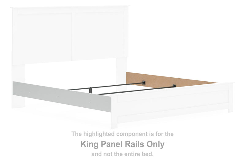 Bostwick Shoals - King Panel Rails - White