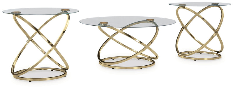 Crimonti - Occasional Table Set (Set of 3) - Champagne