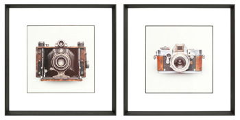Dirkgrove - Wall Art Set (Set of 2) - Black / White / Brown