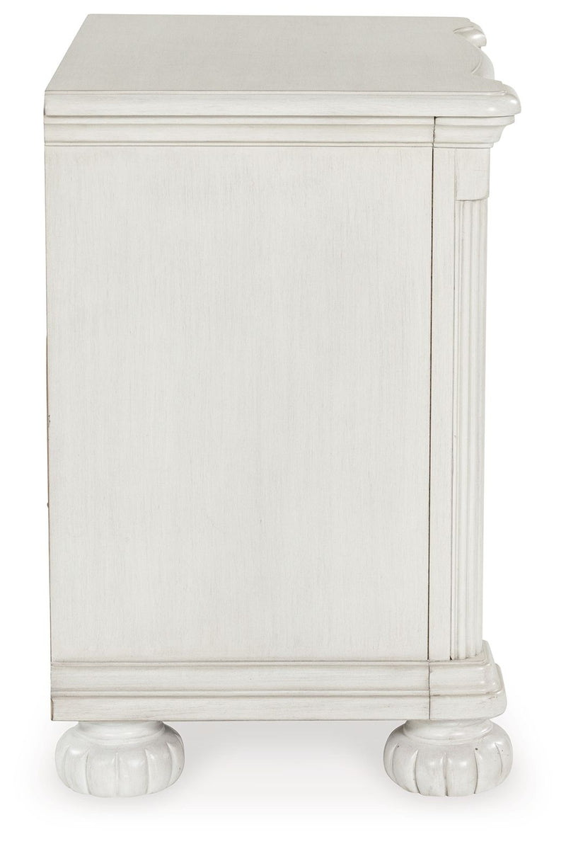 Montelaine - Three Drawer Night Stand - Antique White