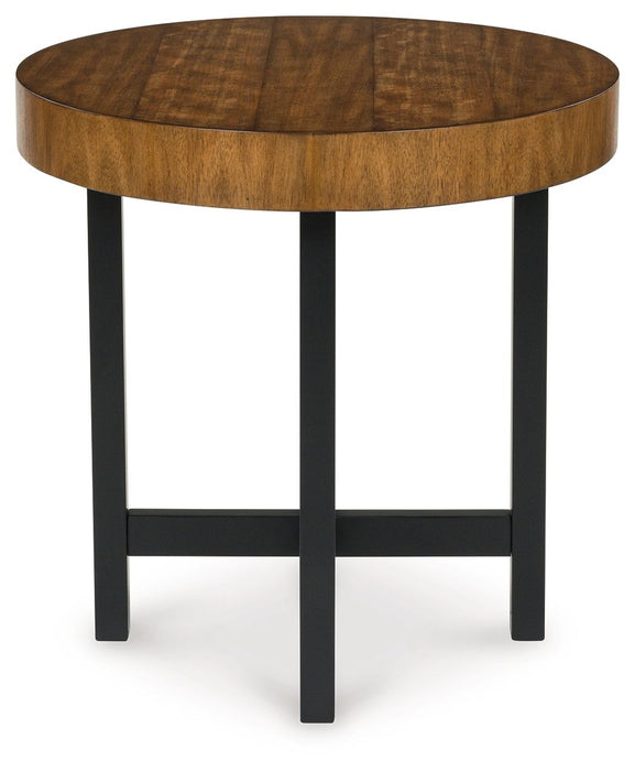 Steenlage - Occasional Table Set (Set of 2) - Brown / Black