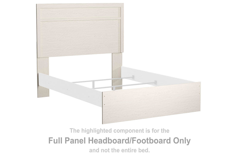 Stelsie - Full Panel Headboard/Footboard - White