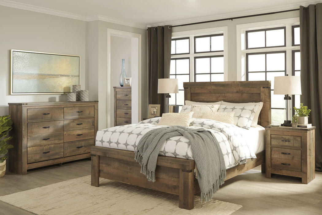 Trinell - Six Drawer Dresser - 61.34" x 15.98" x 42.99" - Brown Dark