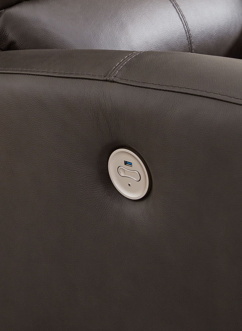 Boxmere - Power Rocker Recliner - Storm