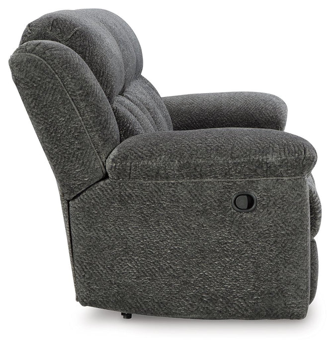 Frohn - Reclining Sofa - Fabric - Graphite