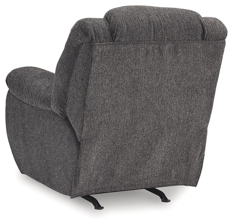 Foreside - Rocker Recliner - Fabric - Charcoal