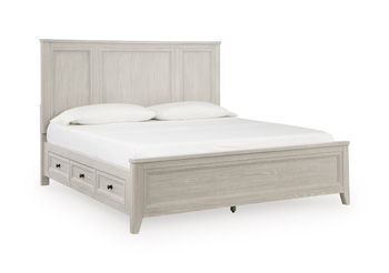 Darbonton - King/California King Panel Headboard - Dove White