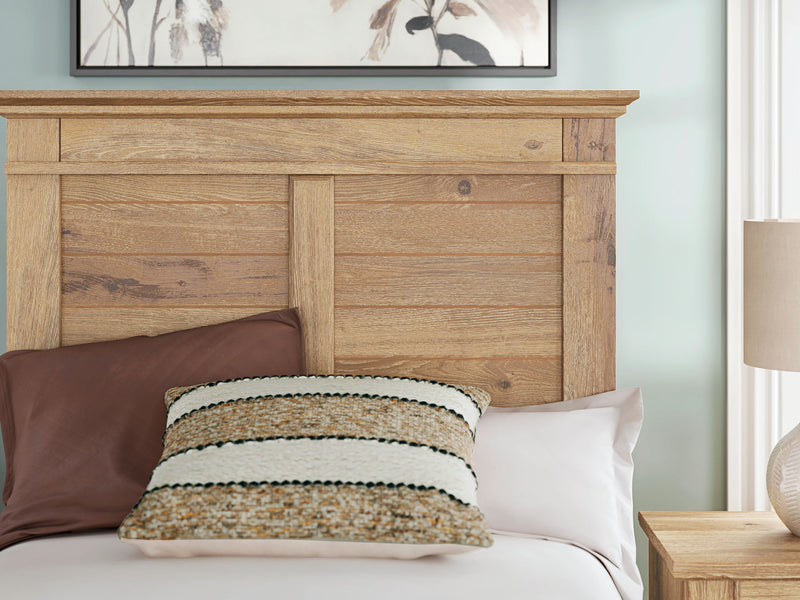 Makidern - Panel Storage Bed With Under Bed Storage Unit