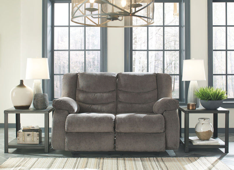 Tulen - 2 Pc. - Reclining Sofa, Reclining Loveseat - Gray