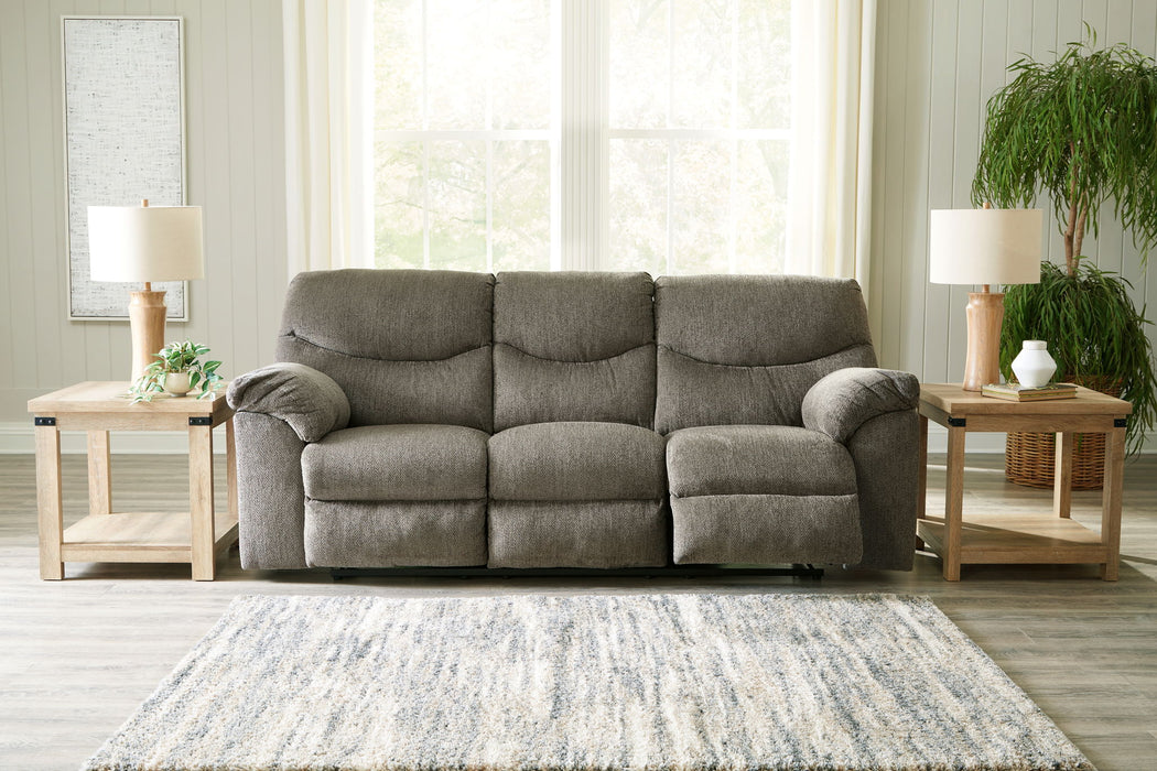 Alphons - Reclining Sofa - Fabric - Putty