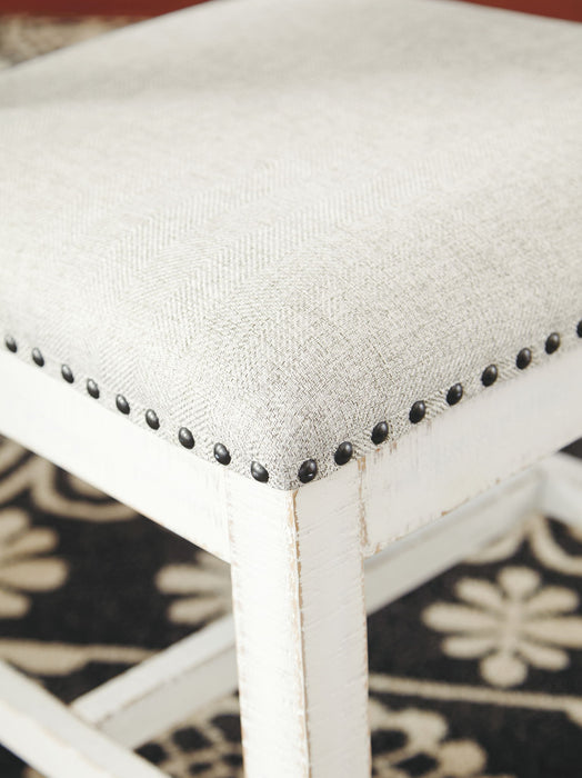 Valebeck - Dining UPH Side Chair (Set of 2) - Beige / White