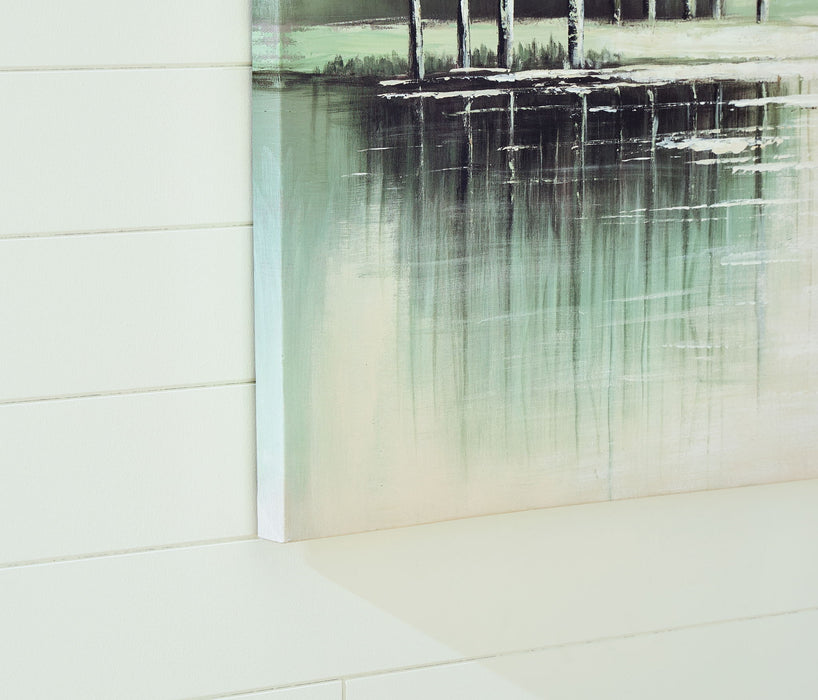 Garlenridge - Wall Art - Green / Tan / White