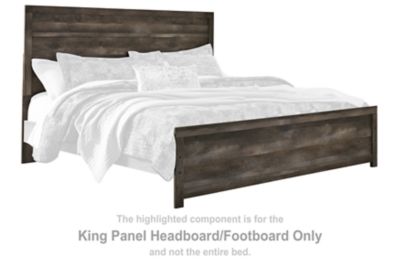 Wynnlow - King Panel Headboard/Footboard - Gray