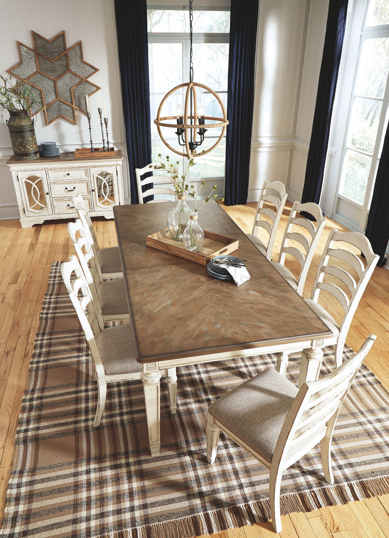 Realyn - Rectangular Dining Room Extension Table - Chipped White