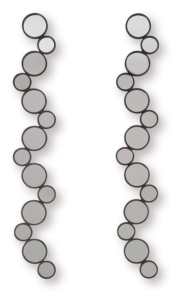 Vinler - Accent Mirror Set (Set of 2) - Black