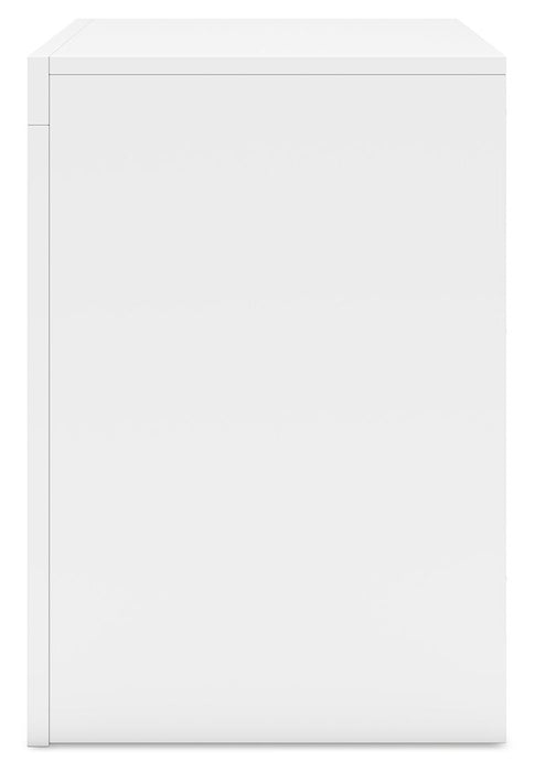 Binterglen - Two Drawer Night Stand - White