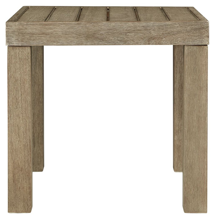 Silo Point - Square End Table - Brown