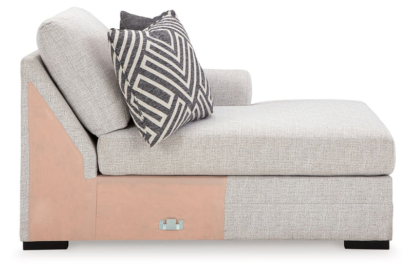 Koralynn - Raf Corner Chaise - Stone
