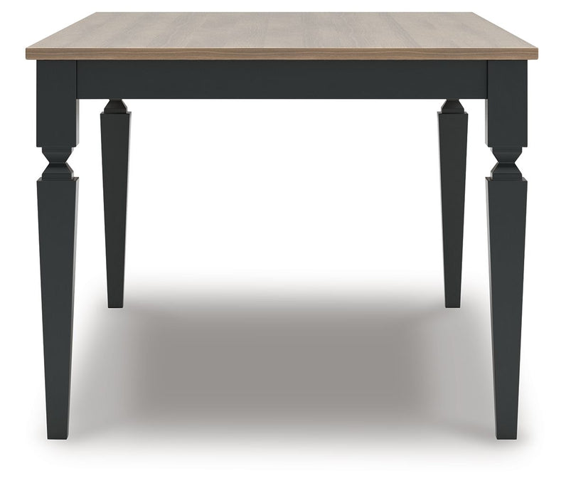 Brenkerton - Rectangular Dining Room Table - Grayish Brown / Black
