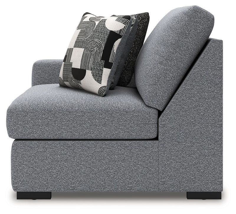 Bealton - LAF Corner Chair - Salt And Pepper