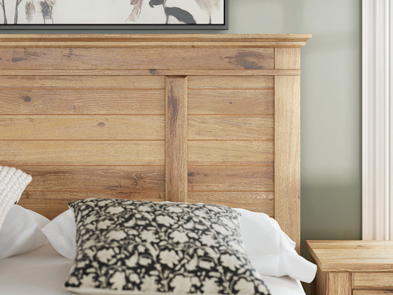 Makidern - Panel Storage Bed With Under Bed Storage Unit