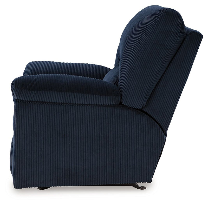 SimpleJoy - Rocker Recliner - Fabric - Navy