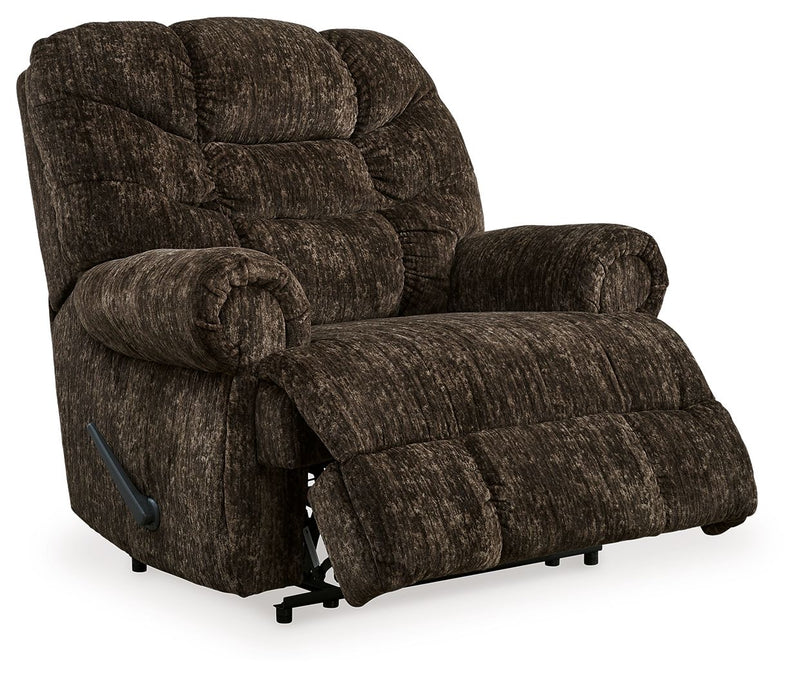 Movie Man - Zero Wall Recliner - Fabric - Chocolate