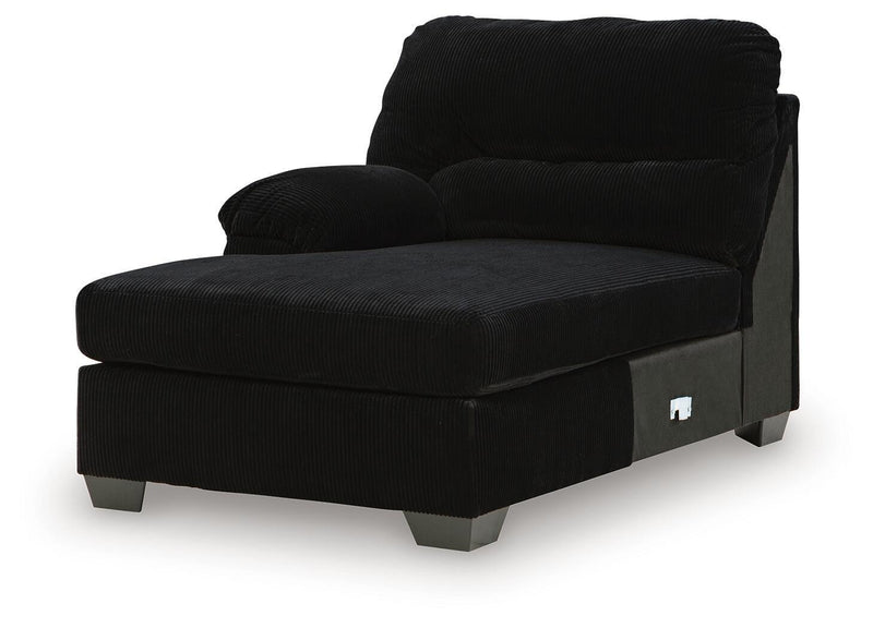 SimpleJoy - LAF Corner Chaise - Onyx