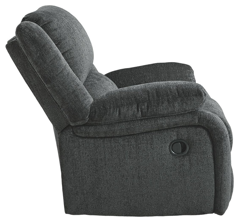 Draycoll - Rocker Recliner - Fabric - Slate