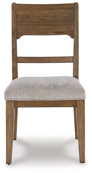 Cabalynn - Dining Uph Side Chair (Set of 2) - Oatmeal / Light Brown