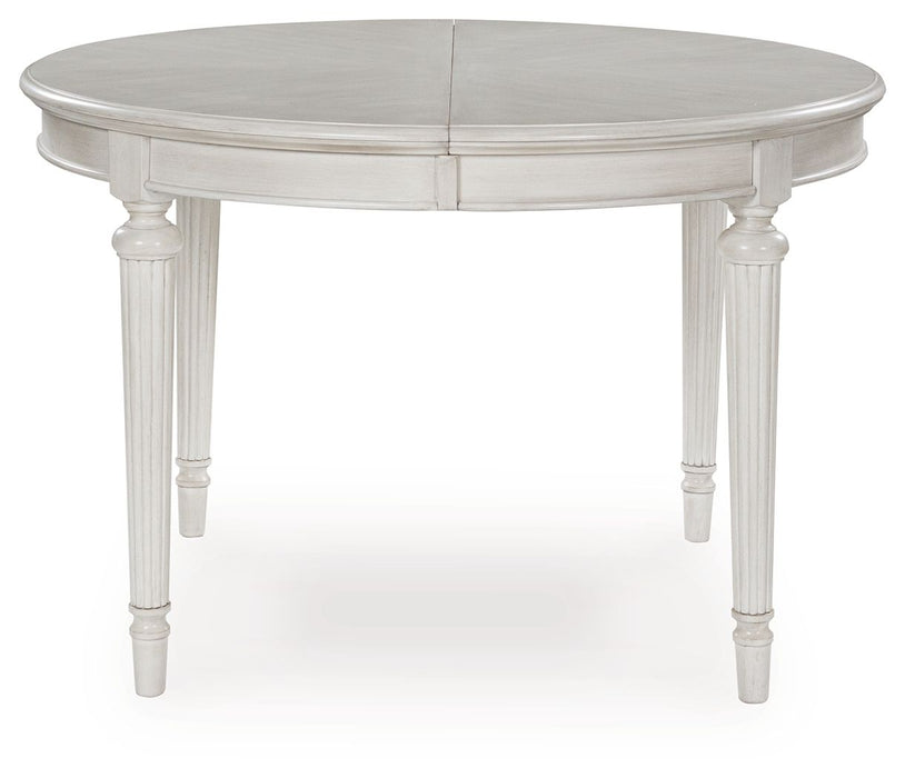 Montelaine - Oval Dining Room Extension Table - Antique White