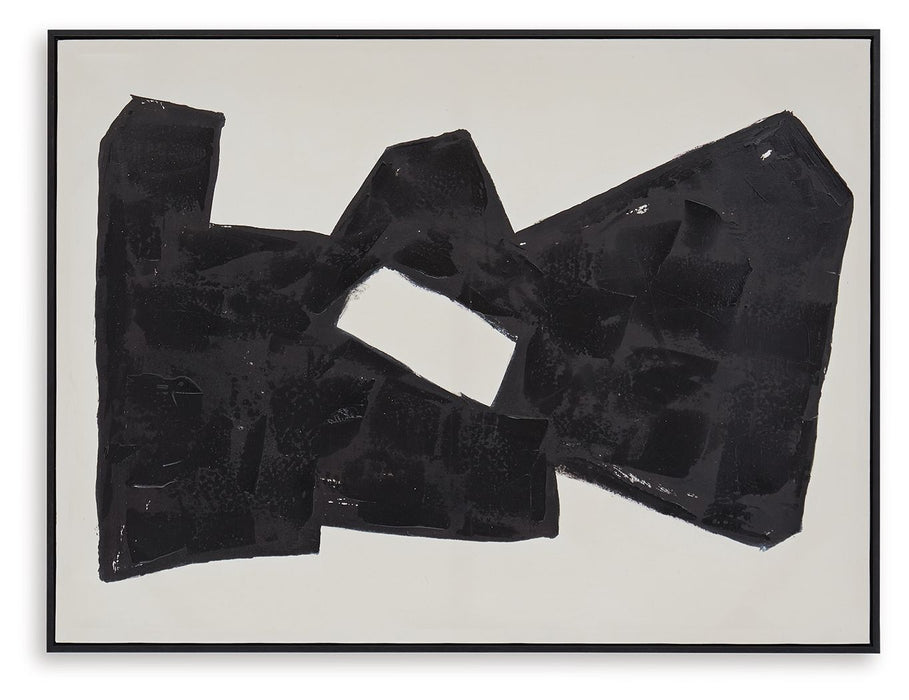 Garviery - Wall Art - Black / Cream