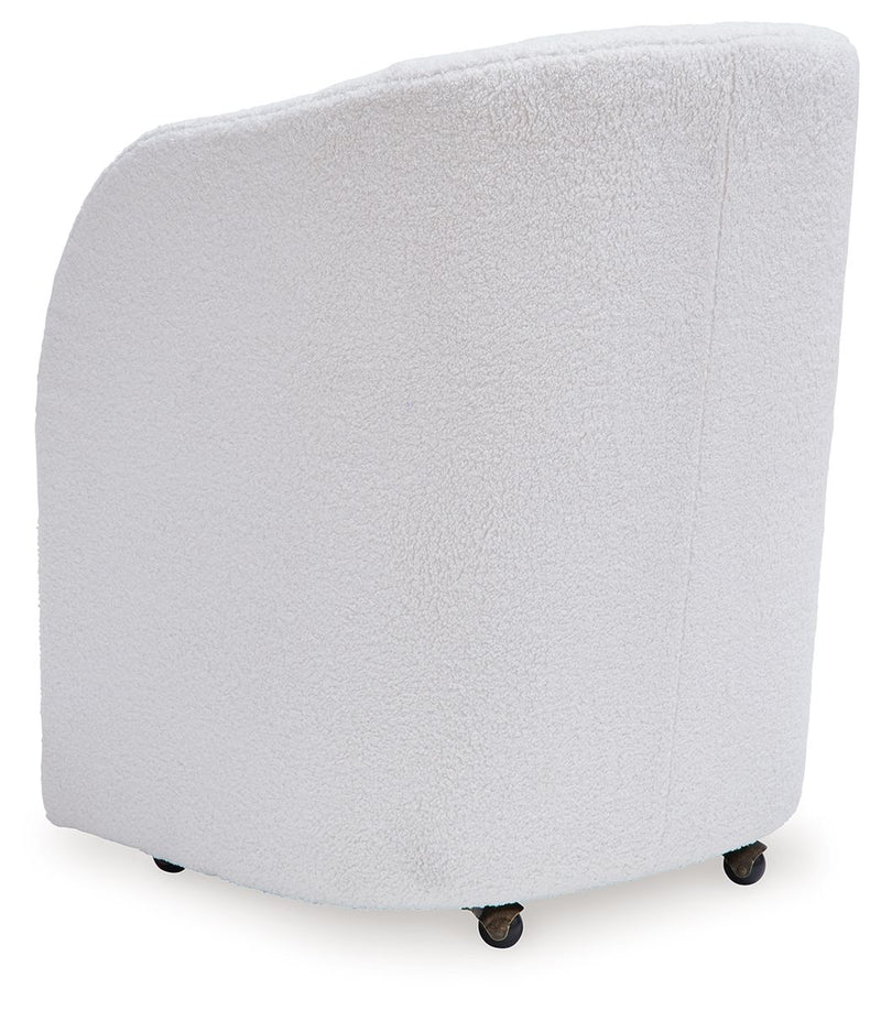 Rowanbeck - Dining Upholstered Arm Chair (Set of 2) - Ivory