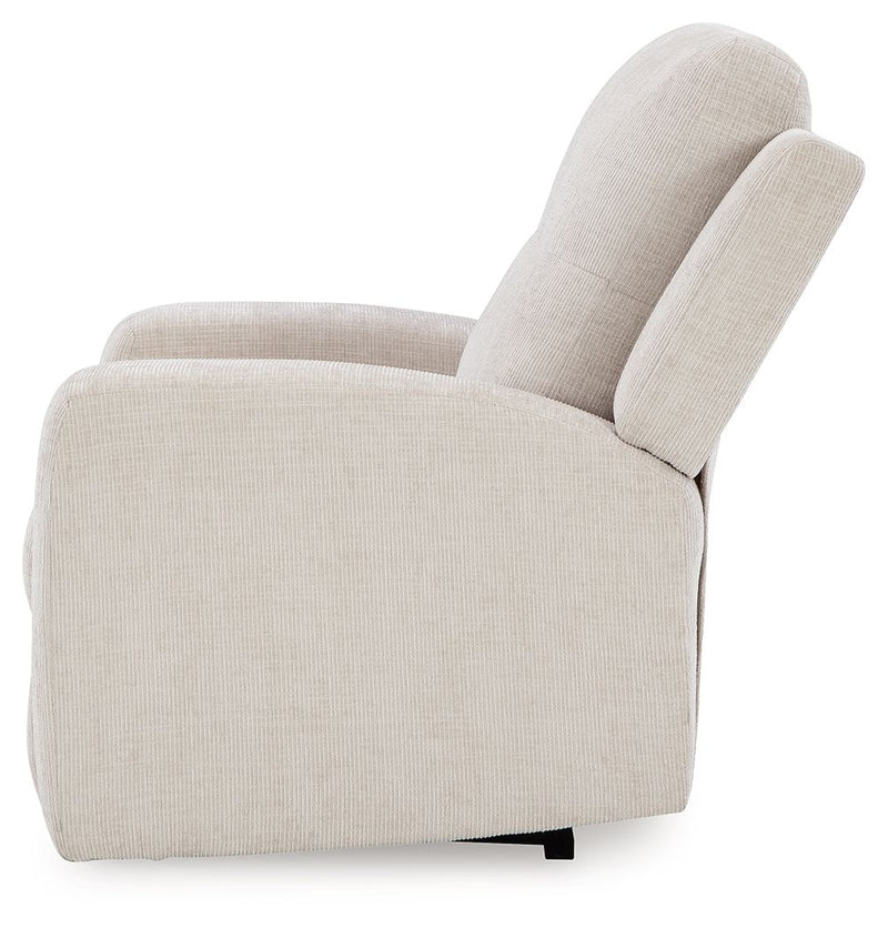 Danum - Zero Wall Recliner - Fabric - Stone