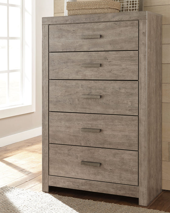 Culverbach - Five Drawer Chest - Gray