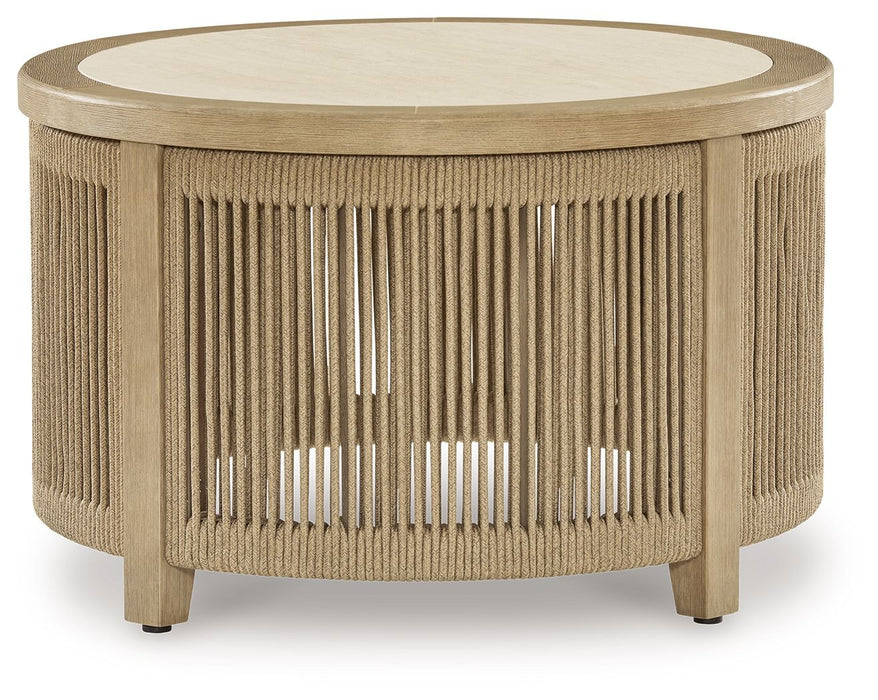 Spooners Cove - Round Cocktail Table - Beige