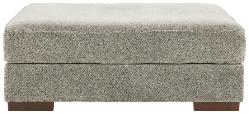 Bayless - Oversized Accent Ottoman - Smoke