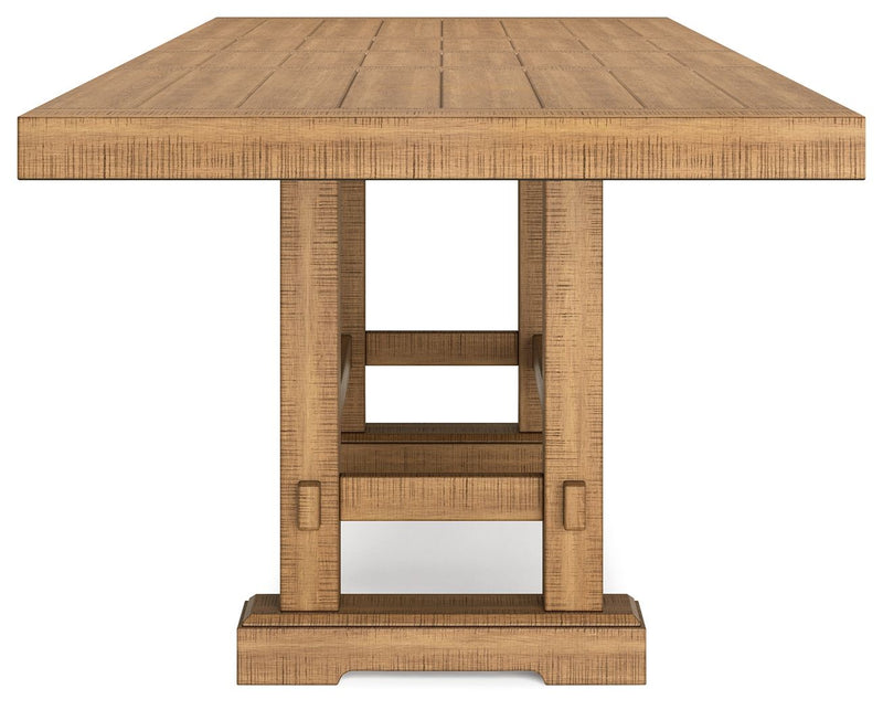 Havonplane - Rectangular Dining Room Counter Extension Table - Brown
