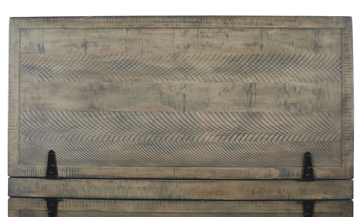 Aldwin - Cocktail Table With Storage - Square - Gray