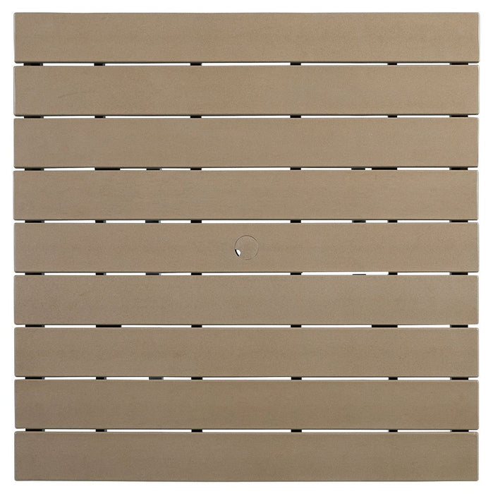 Fairen Trail - Square Counter TBL w/Umb OPT - Black / Driftwood