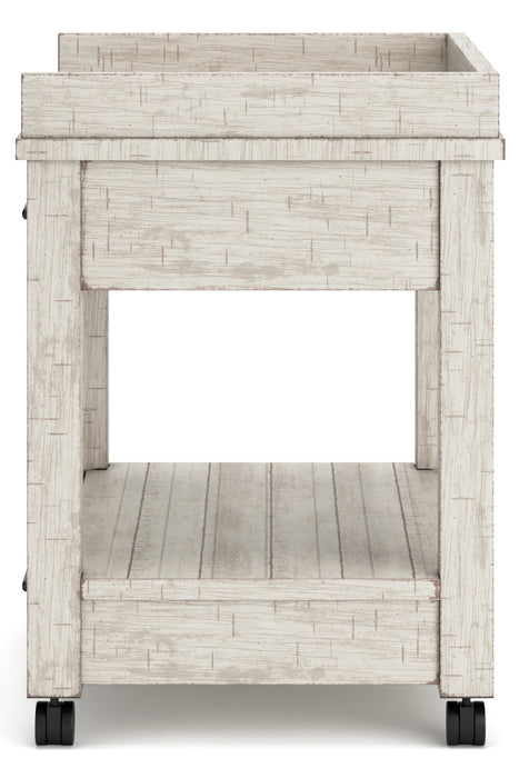 Carynhurst - Printer Stand - Whitewash