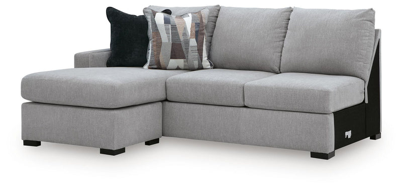Lakepoint - LAF Sofa Chaise - Nickel