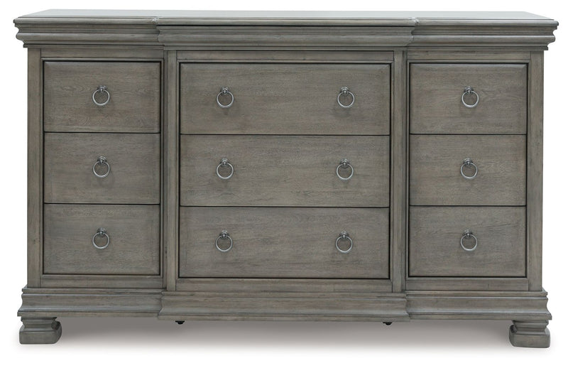 Lexorne - Dresser - Gray