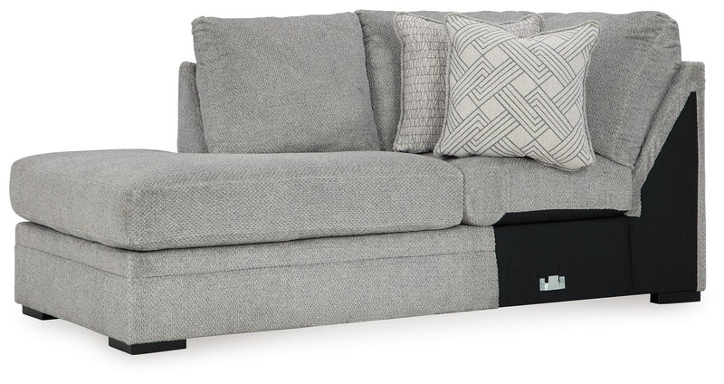 Casselbury - Laf Corner Chaise - Cement