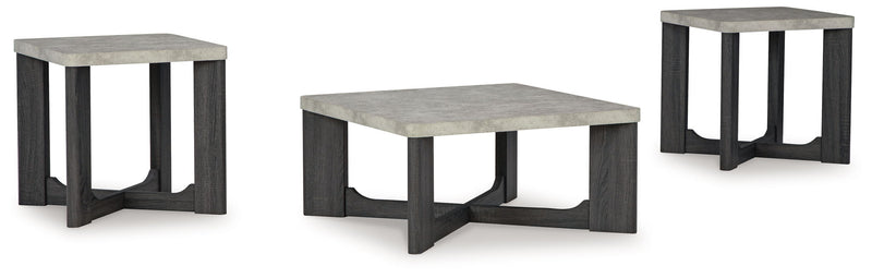 Sharstorm - Occasional Table Set (Set of 3) - Two-tone Gray