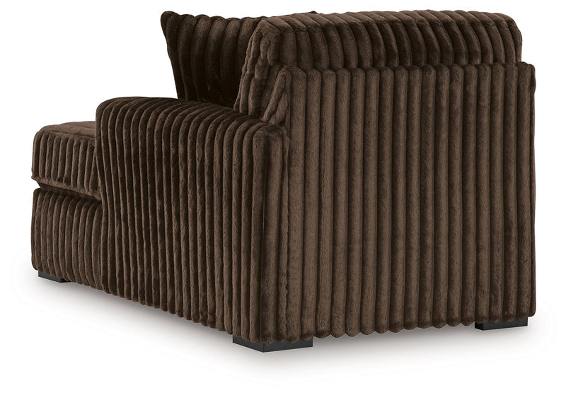Midnight-Madness - RAF Corner Chaise - Chocolate