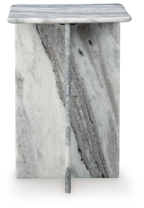 Keithwell - Square Accent Table - Gray