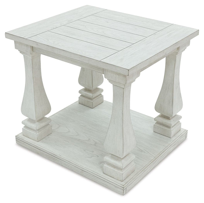 Arlendyne - Rectangular End Table - Antique White
